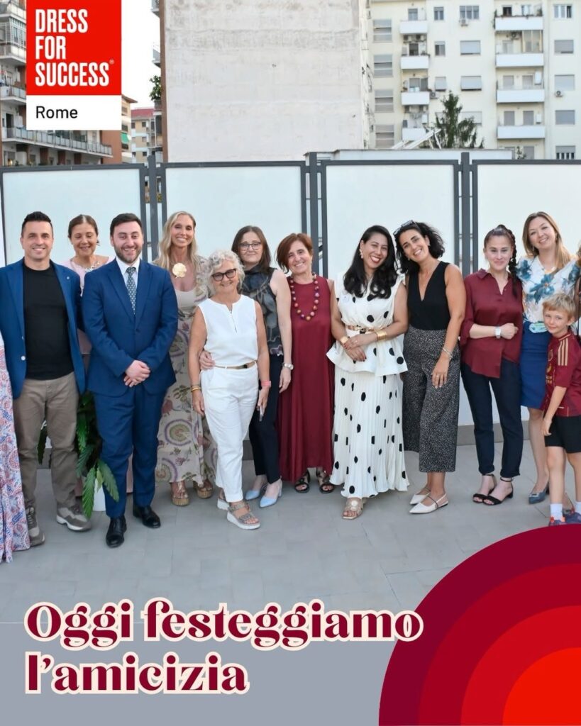 Volontarie e staff di Dress for Success Rome nella Giornata dell'Amicizia