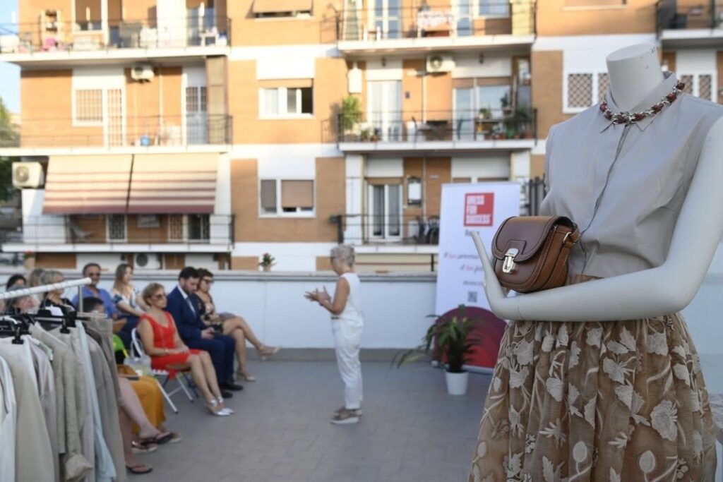 L'allestimento della serata Consapevolezza e Fiducia