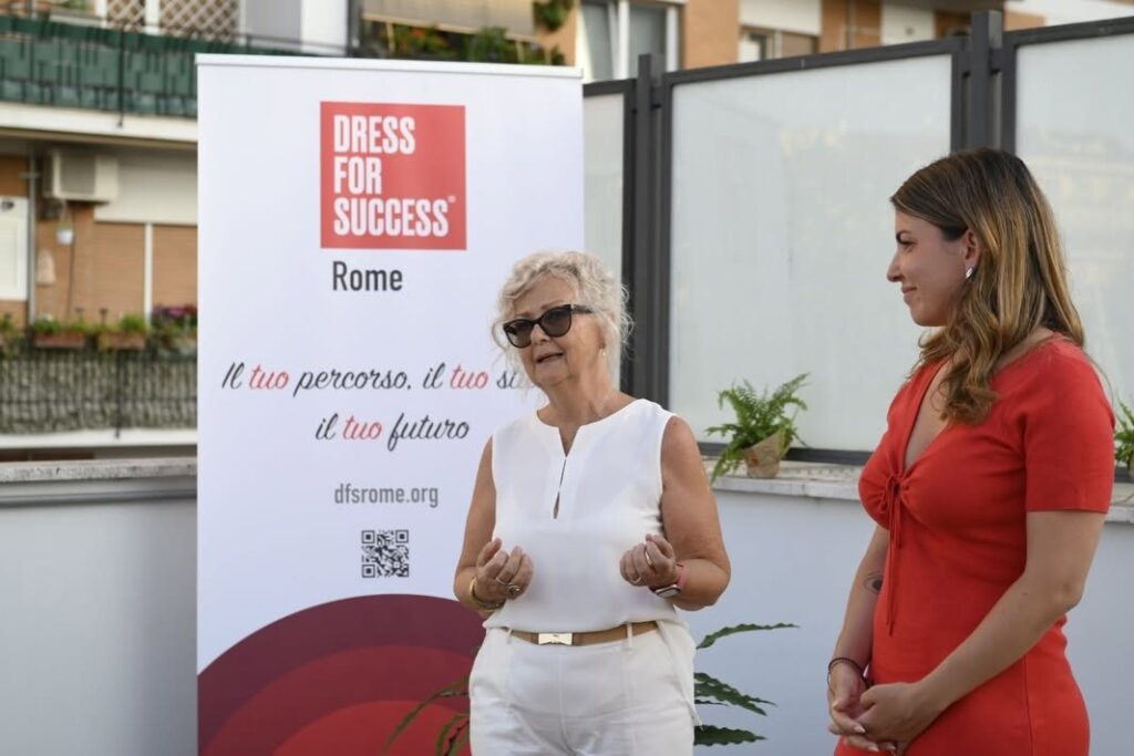 Apertura della serata Consapevolezza e Fiducia di Dress for Success Rome