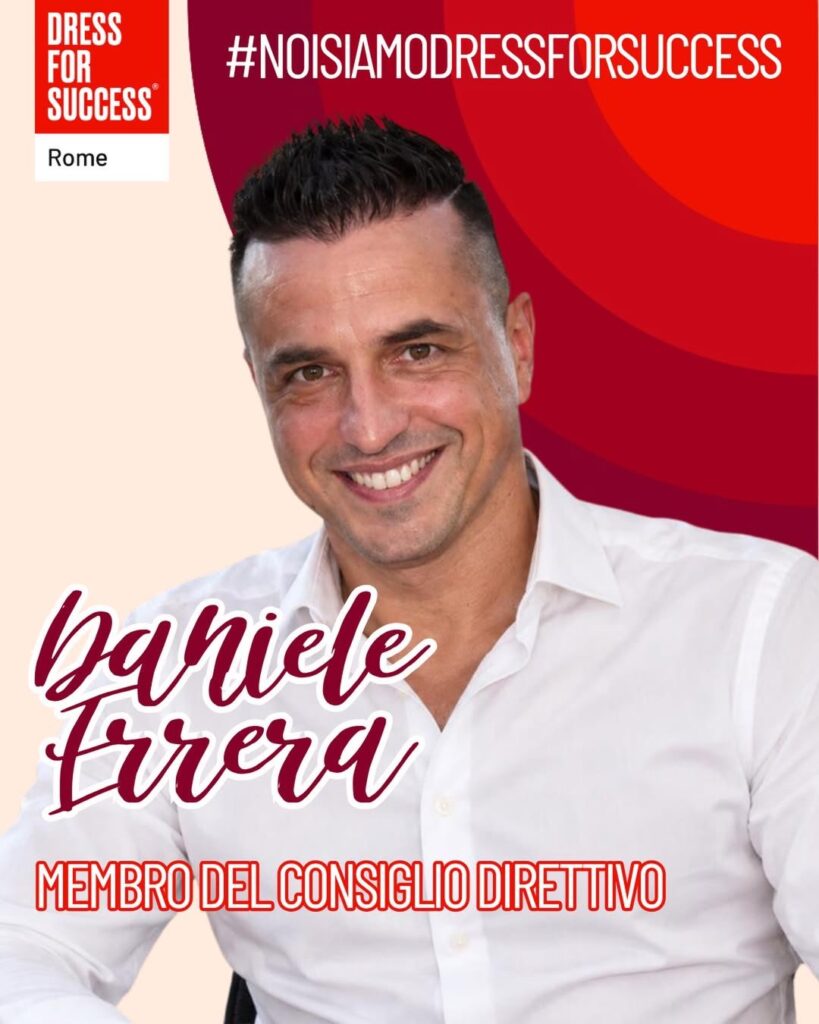 Daniele Errera, membro del Consiglio Direttivo di Dress for Success Rome